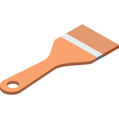 Paint brush icon. Vector painter tool isolated on white background. Instrument for decoration, home renovation