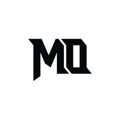MO monogram logo design letter text name symbol monochrome logotype alphabet character simple logo