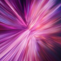 Abstract vibrant burst of radiant pinks and purples.  A dynamic, radiating explosion of color