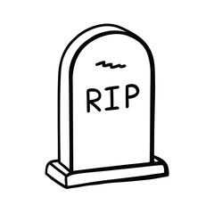 3d render of a gravestone rip 