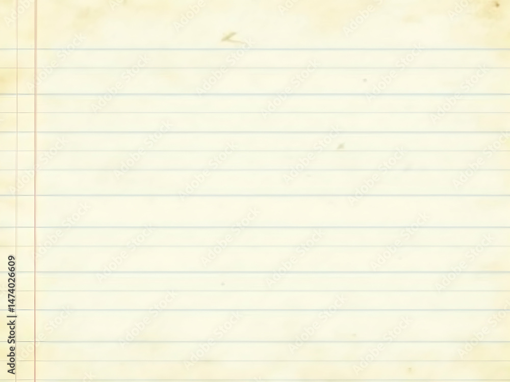 Poster warm and inviting lined notebook paper texture creating a sense of nostalgia, perfect for background
