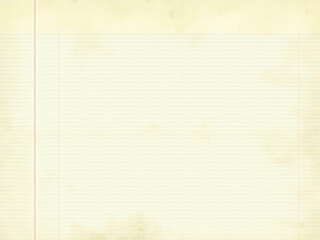Warm and Inviting Notebook Paper Background, Perfect for adding a touch of nostalgia and authenticity to designs, invitations, and creative projects