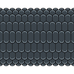 Horizontal seamless pattern with corn cob texture, maize. Color vector background.