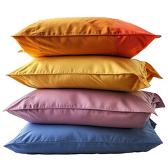 Pillowcases isolated on transparent background.