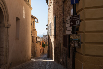 Charming Streets of Spello, Umbria, Italy