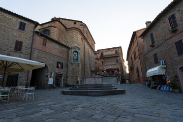 Main Square of Panicale, Umbria, Italy