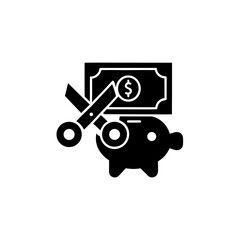 creative details Cost reduction icon Vector Illustration