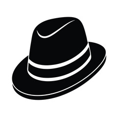 black hat isolated on white