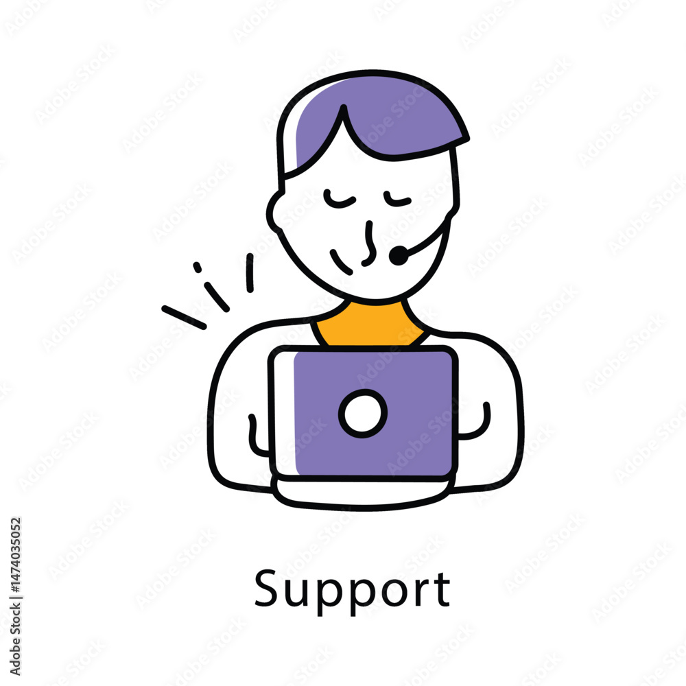 Poster support vector filled outline style icon. eps 10 file