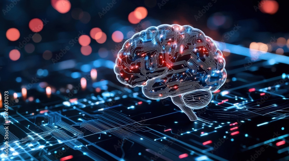 Poster tech evolution from circuits to ai, transition to microprocessors