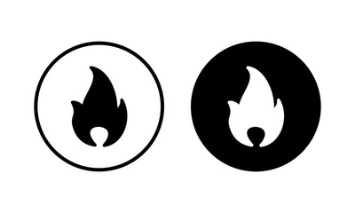 Fire icon vector illustration. fire sign and symbol
