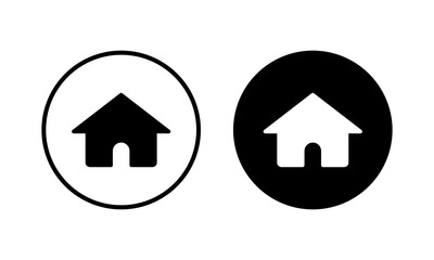 Home icon vector illustration. House sign and symbol