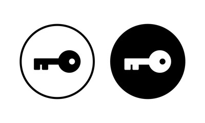 Key icon vector illustration. Key sign and symbol.