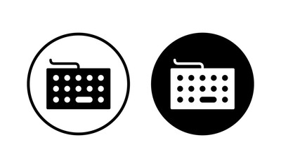 Keyboard icon vector illustration. keyboard sign and symbol