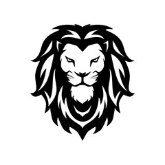Obraz premium lion head vector logo abstract illustration