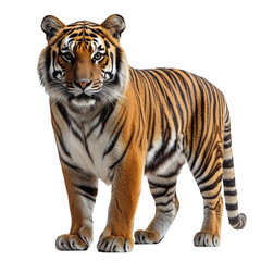 Obraz premium Tiger animal wildlife bengal tiger predator carnivore mammal big cat image on transparent background