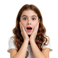 surprised young woman