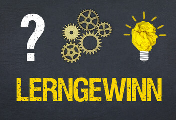 Obraz premium Lerngewinn 