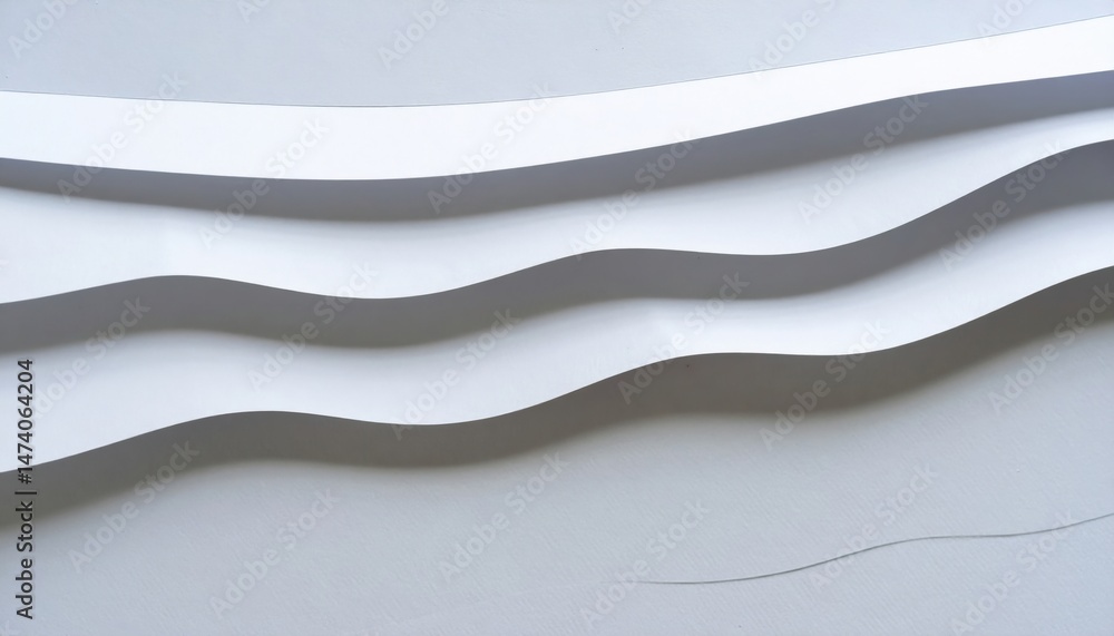 Poster dynamic wave patterns modern space visual art minimalist design close-up perspective contemporary ae