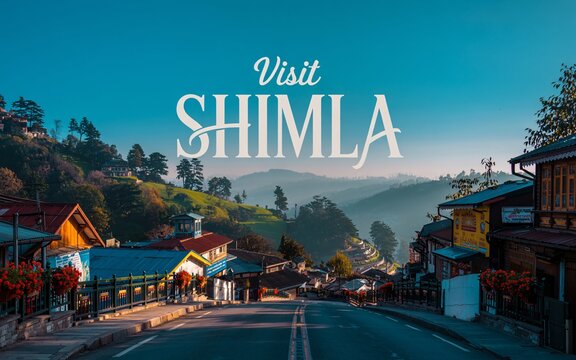 summer ,Shimla, Himachal Pradesh ,india Himalayan town of Shimla, India