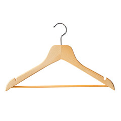 Clothes hanger isolated on a white background