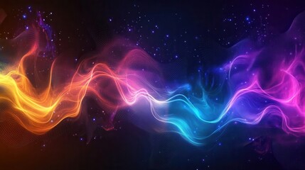 Fototapeta premium Abstract vibrant swirling colors (5)