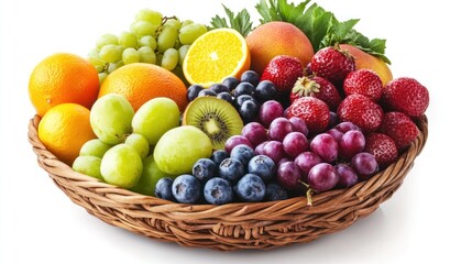 Colorful fruit basket