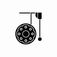 creative details Pulley icon Vector Illustration