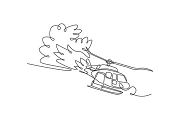  Plane Crash concept. Full length animation illustration. High quality 4k footage