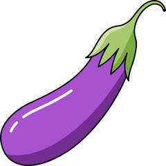 Colorful brinjal vector illustration. Brinjal transparent PNG. Brinjal clip art. Brinjal symbol. Brinjal vector. Vegetable stock images.