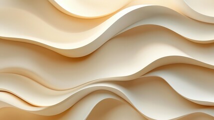 Obraz premium Abstract wavy beige background