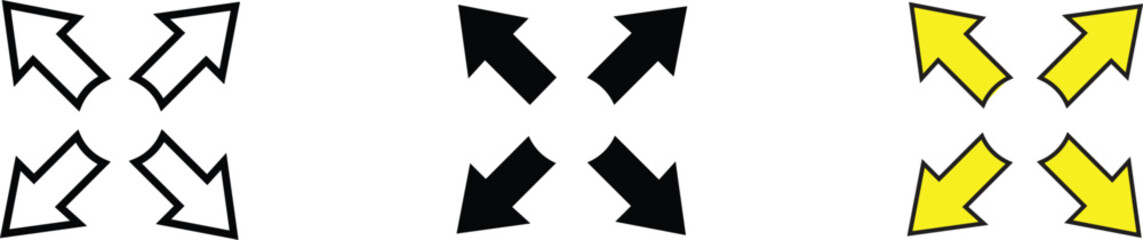 The Symbolism and Design of Directional Arrows vector illustration.