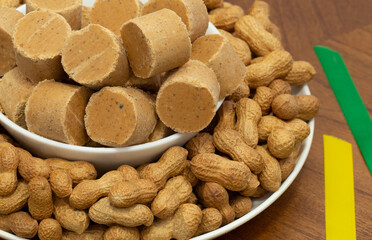 traditional sweet made from peanuts