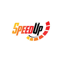 Speed logo design template