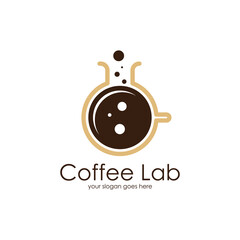 Laboratory logo design template