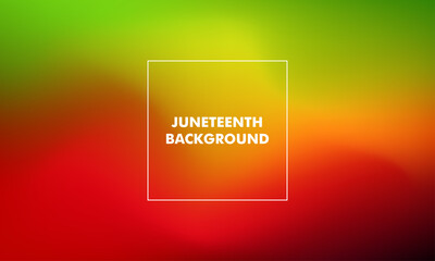 Juneteenth gradient background good for poster, social media, background, wallpaper, banner
