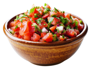 PNG Bowl of tasty Pico de Gallo salsa bowl plant herbs.