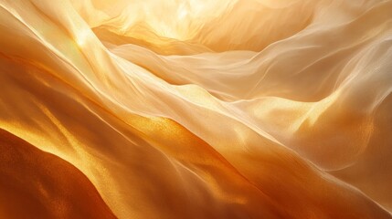 Fototapeta premium Abstract Background With Delicate Fluid Waves In Monochrome Colors. Luxury, Elegant, Minimal.