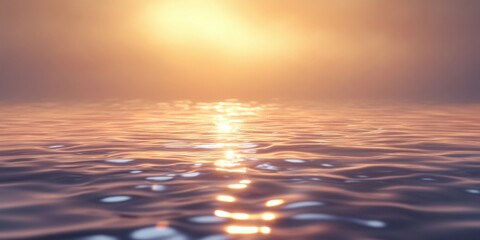 Background shows haze ripple blur, light flicker