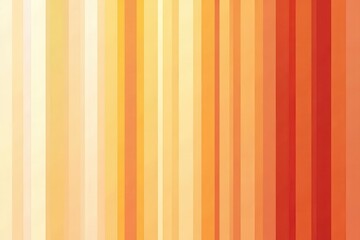 Obraz premium Vertical striped gradient background of warm colors, transitioning from pale yellow to deep orange-red