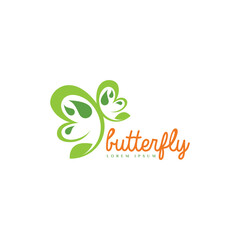 Butterfly logo design template