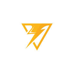 Electricity logo design template