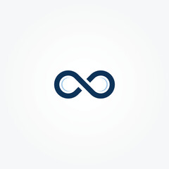 Infinity logo design template vector