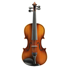 Fototapeta premium Violin isolated on transparent background.