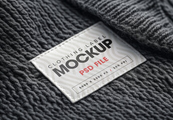 Clothing Label Mockup