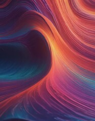 Abstract vibrant wave texture, flowing lines & curves,  illustration,  digital,  undulation