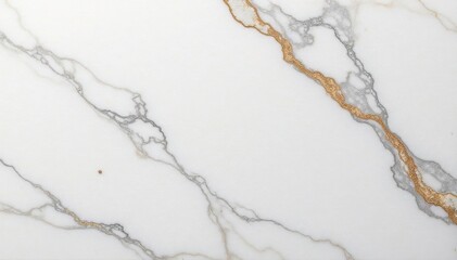 Fototapeta premium Close-up of a smooth, white marble block, showing its veining and texture , limestone, art