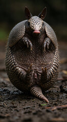 Obraz premium Close-Up Wildlife Photography in Dramatic Light