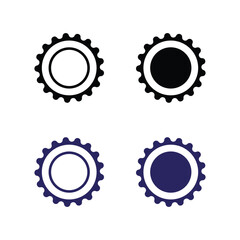 Set of vintage label and badges shape collections. Vector illustration. Black template for patch, insignias, overlay.
