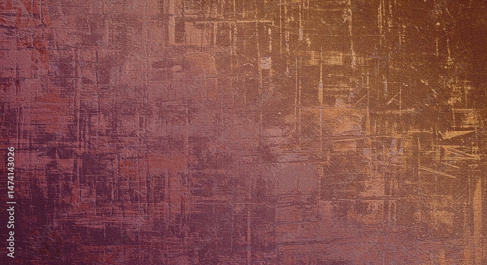 Poster a textured, orange background with a few small dots